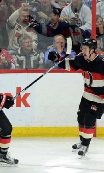 Jordan Eberle's 2 goals lead Oilers in 7-2 rout of Senators